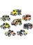 12 Stiller Mini Diecast Araba Alaşım Araçları Çekin Model Oyuncak Mühendislik Kamyon Taksi Otobüs Oyuncaklar Araba (Yurt Dışından) 1