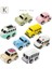 12 Stiller Mini Diecast Araba Alaşım Araçları Çekin Model Oyuncak Mühendislik Kamyon Taksi Otobüs Oyuncaklar Araba (Yurt Dışından) 3