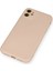 iPhone 11 Kılıf Nano Içi Kadife Silikon - Pudra 2