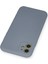 iPhone 11 Kılıf Nano Içi Kadife Silikon - Gri 3