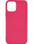 iPhone 12 Kılıf Nano Içi Kadife Silikon - Koyu Pembe 1