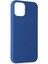 iPhone 12 Kılıf Nano Içi Kadife Silikon - Lacivert 2