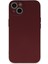 iPhone 13 Kılıf Nano Içi Kadife Silikon - Bordo 1
