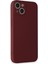 iPhone 13 Kılıf Nano Içi Kadife Silikon - Bordo 2