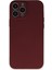 iPhone 13 Pro Max Kılıf Nano Içi Kadife Silikon - Bordo 1
