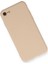 iPhone 7 Kılıf Nano Içi Kadife Silikon - Bej 2