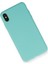 iPhone Xs Kılıf Nano Içi Kadife Silikon - Turkuaz 2