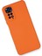 Xiaomi Redmi Note 11S Kılıf Nano Içi Kadife Silikon - Turuncu 3