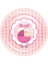 Bebek Arabalı Baby Shower Parti Tabağı 8 Adet Itsa Girl Pembe Renk 1