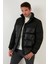 Slim Fit Dik Yaka Cepli Mont Erkek Mont 5711448 1