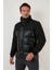 Slim Fit Dik Yaka Cepli Mont Erkek Mont 5711448 3