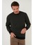 Slim Fit Bisiklet Yaka Pamuklu Kazak Erkek Kazak 456201 4