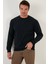 Slim Fit Bisiklet Yaka Pamuklu Kazak Erkek Kazak 456201 2
