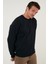 Slim Fit Bisiklet Yaka Pamuklu Kazak Erkek Kazak 456201 4