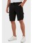 Belden Bağlamalı Cepli Regular Fit % 100 Keten Short Erkek Short 630JURIŞORT 2
