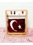 Atatürk Figürlü Bayrak Motifli El Dokuması Minyatür Halı 2