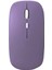 1600 Dpı Şarj Edilebilir 2.4 Ghz Çift Modlu Bluetooth Kablosuz Mouse - Model AL2675 Mor 1