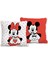 Disney Minnie Mickey Lover Pamuk Lisanslı Kırlent 1