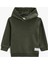 Basic Kapüşonlu Sweatshirt Dokulu 1