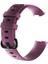 Fitbit Charge 4 Için Large Beden(L Sıze) Silikon Kordon Mor 1