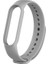 Mi Band 5-6 Için Silikon Kordon Gri 1