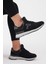 Tonny Black Unisex Siyah Kaymaz Eva Taban Süet Sneaker 2