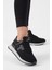 Tonny Black Unisex Siyah Kaymaz Eva Taban Süet Sneaker 4