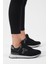 Unisex Siyah Kaymaz Eva Taban Süet Sneaker 3