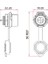 LP-12-J03SX-02-101 3-Pin Su Geçirmez Konnektör - Dişi 2