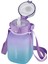 1100ML Çocuk Askılı Pipetli/pipetsiz Kullanım Çift Renk Softtouch Motivasyon Matarası Çıkartma Hediyeli 2