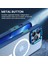 Apple iPhone 12 Pro Kılıf Kamera Çıkıntılı Krom Metal Buton Wireless Şarj Magsafe Case 4