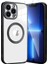 Apple Iphone 11 Pro Kılıf Kamera Çıkıntı Koruma Parlak Renkli Manyetik Magsafe Halkalı Kare 1