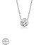 Swarovski Taşlı Gümüş Tektaş Bayan Kolye 2