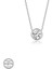 Swarovski Taşlı Gümüş Tektaş Bayan Kolye 2