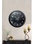 40 cm Siyah Metal Modern Tasarım Duvar Saati 2