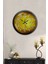 40 cm Siyah Metal Golden Duvar Saati 2
