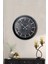 40 cm Siyah Metal Bulova Duvar Saati 2
