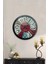 40 cm Siyah Metal Bordeaux Duvar Saati 2