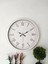 40 cm Siyah-Beyaz Renk Metal Retro Dekoratif Hediyelik Duvar Saati 3