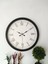 40 cm Siyah-Beyaz Renk Metal Retro Dekoratif Hediyelik Duvar Saati 4