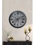 40 cm Siyah Metal Kreter Duvar Saati 2