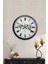 40 cm Siyah Metal Kuş Duvar Saati 2