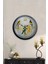 40 cm Siyah Metal Birds Duvar Saati 2
