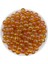 10MM Turuncu Renk Janjanlı Top Akrilik Boncuk, Takı, Çanta Yapım Boncuğu (50GR,~80 Adet) 1