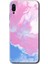 Huawei Y6 2019 Kılıf Hd Desen Baskılı Arka Kapak + Temperli Cam - Liquid Lekeler Art 1