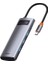 Baseus Metal Gleam 5in1 Multifonksiyonel Type-C Hub Adaptör Dock Station 1