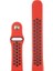 Amazfit Gts 2 Mini Için Delikli Silikon Kordon Kayış Kırmızı Siyah 1