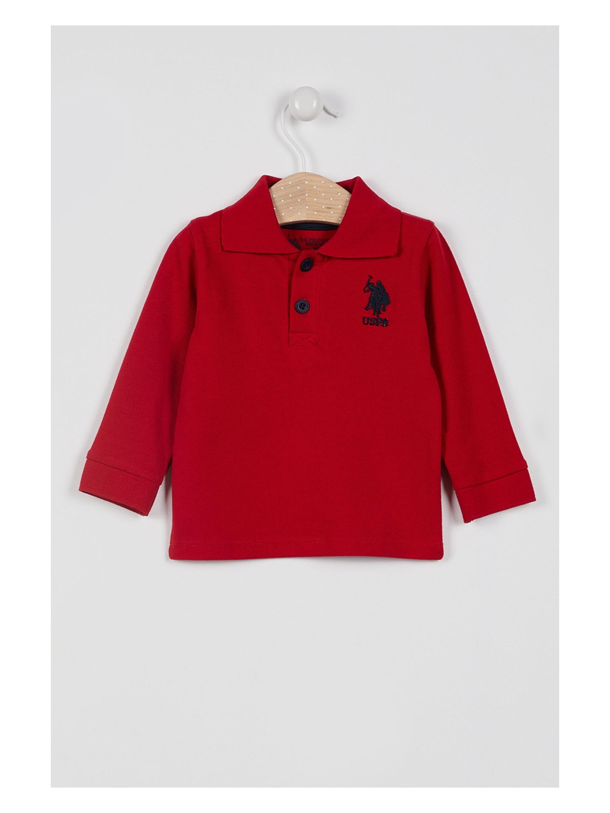 U.S. Polo Assn. U.s. Polo Assn Lisanslı Classic Lacivert Erkek Bebek Uzun Kol Yakalı Sweatshirt - Görsel 5