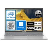 Asus X515JA-EJ2137W07 I3-1005G1 20GB 256SSD 15.6" Fullhd W11H Taşınabilir Bilgisayar