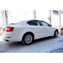 Hasakman Skoda Octavia 3 Makyajlı Rs Marşpiyel Seti Mat Siyah Plastik 2017 2018 2019 2020